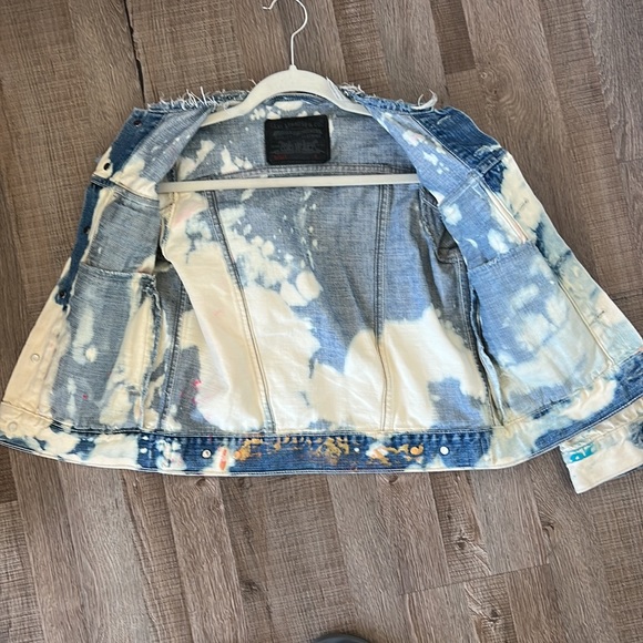 Levi’s 57511 Jean Jacket Custom Painted - Picture 5 of 10